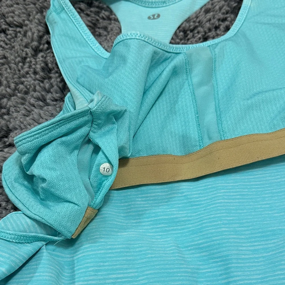 Lululemon Athletica Aqua Tank Top